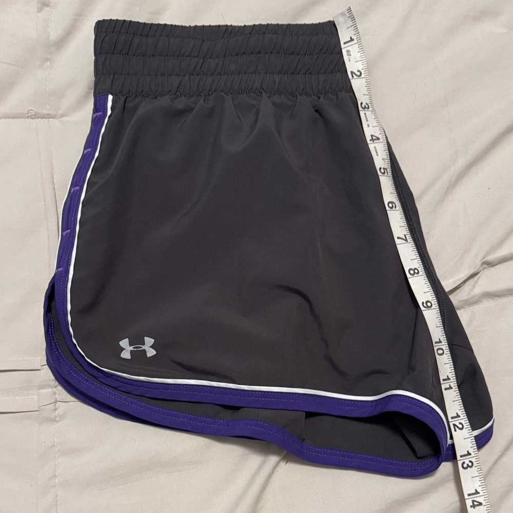 Under Armour Women's Athletic Shorts in Grey and Purple